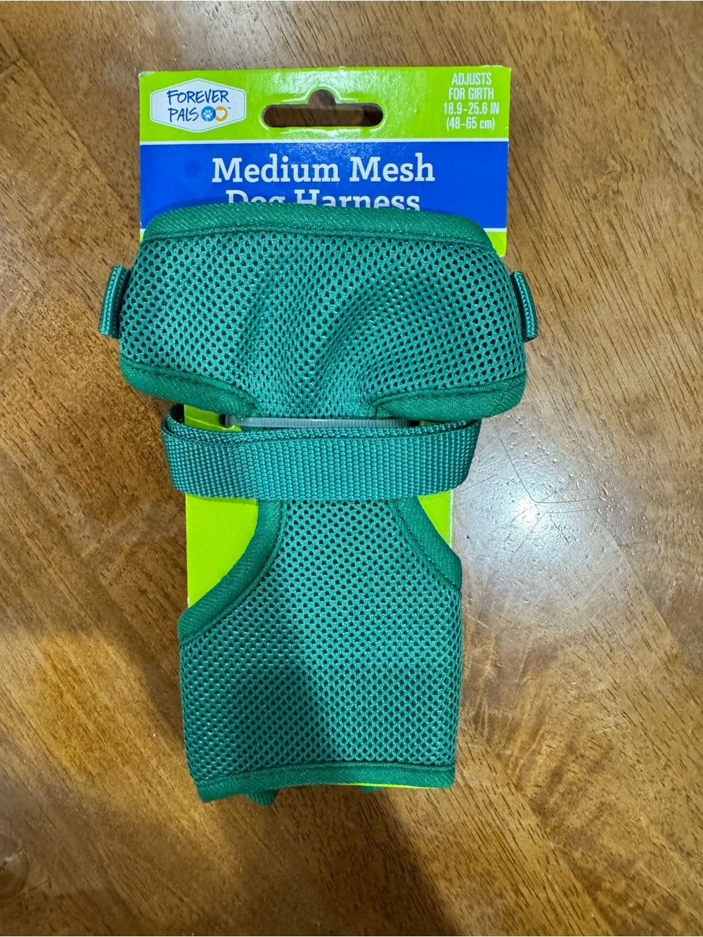 Forever Pals Size Medium Green Mesh Dog Harness